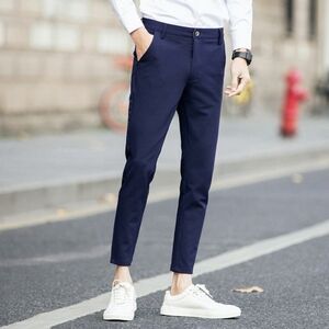 Byte Legend For Male Pants Summer Fitting Thin Casual Pants Cropped Trousers‎